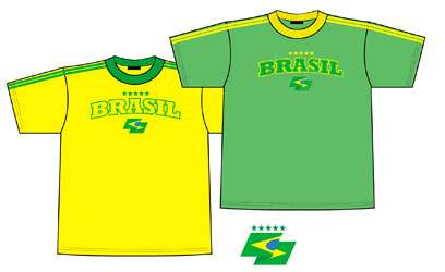 Brasil World Cup Fan Shirts - Fussball WM Fan T-Shirts - World Cup Soccer Fan Shirts