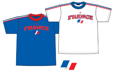 France World Cup Fan Shirts - Fussball WM Fan T-Shirts - World Cup Soccer Fan Shirts