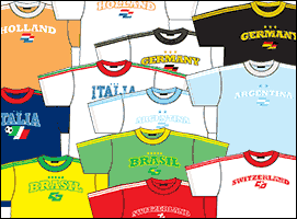 Football National Team Fan Shirts - Volume 2
