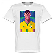 go Brasil Brazil Football Neymar T-Shirt