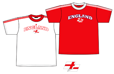 England World Cup Fan Shirts - Fussball WM Fan T-Shirts - World Cup Soccer Fan Shirts